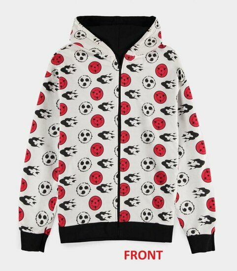 NARUTO SHIPPUDEN - Symbols - Men&#039;s Reversible Zipper Hoodie (2XL)