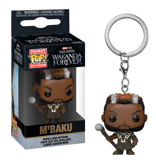 BLACK PANTHER WAKANDA FOREVER - Pocket Pop Keychains - M&#039;Baku