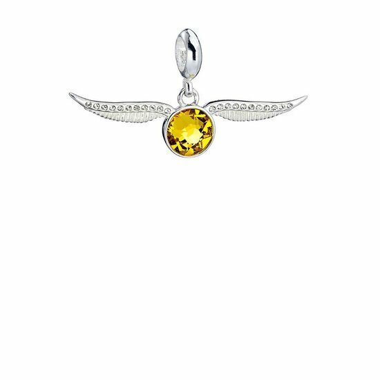 HARRY POTTER - Golden Snitch - Crystals Slider Charm for Bracelet