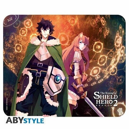 THE SHIELD HERO - Naofumi &amp; Raphtalia - Mouse Pad 23.5X19.5cm