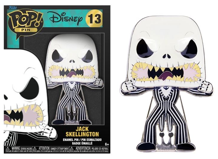 DISNEY - Pop Large Enamel Pin N? 13 - NBC - Jack Skellington
