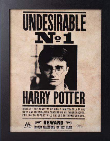 HARRY POTTER - Undesirable N?1 - Collector Print &#039;30x40cm&#039;
