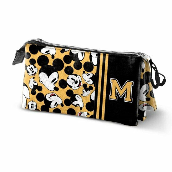 MICKEY - Pencil Case 3 compartments &#039;23x11x10&#039; - Recycled Material