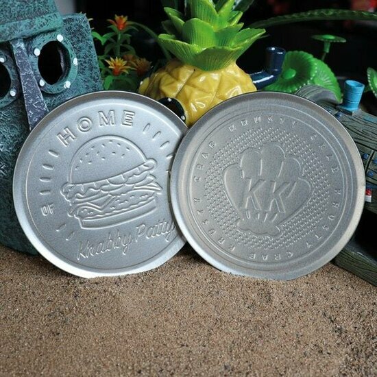 SPONGEBOB SQUAREPANTS - Krusty Crab - 4 metal coasters