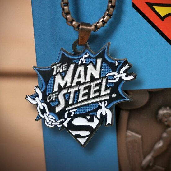 DC COMICS - Man of Steel - Collector Unisex Necklace &#039;8x0.5x14cm&#039;