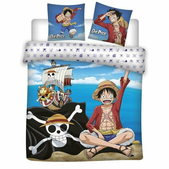 ONE PIECE - Luffy - Duvet Cover 240x220cm - &#039;100% Cotton&#039;
