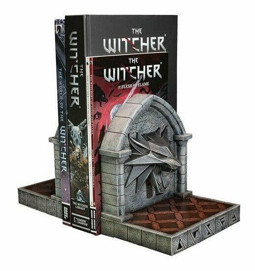 THE WITCHER 3 - The Wolf - Bookends 20cm