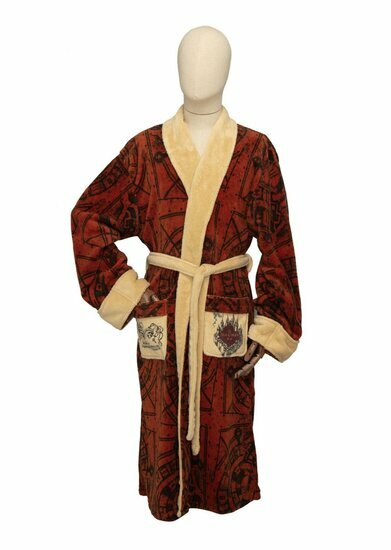 HARRY POTTER - Marauder&#039;s Map - Adult Size Bathrobe