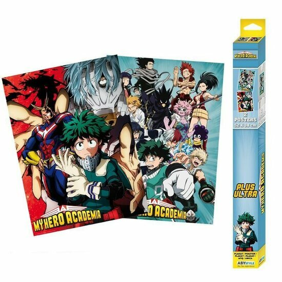 MY HERO ACADEMIA - Artworks - Set 2 posters &#039;52x38&#039;
