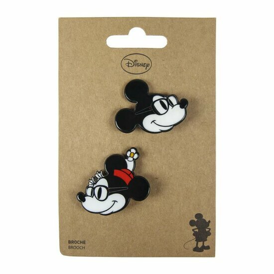 DISNEY - Mickey &amp; Minnie - Brooches