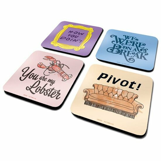 FRIENDS  - Official Coaster Pack - Quotes