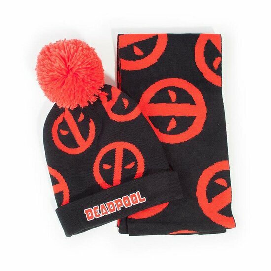 MARVEL - Deadpool - Beanie &amp; Scarf