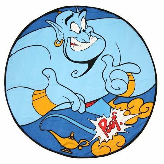 DISNEY - Towel Round 130cm - Aladdin Genie