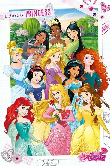 DISNEY PRINCESS - Poster 61X91 - I am a Princess