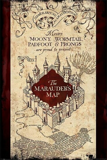 HARRY POTTER - Poster 61x91 - The Marauders Map