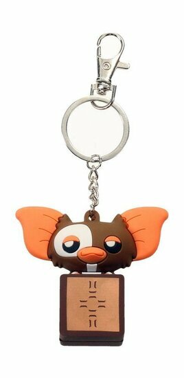 GREMLINS - Rubber Figure Keychain - Gizmo in Box