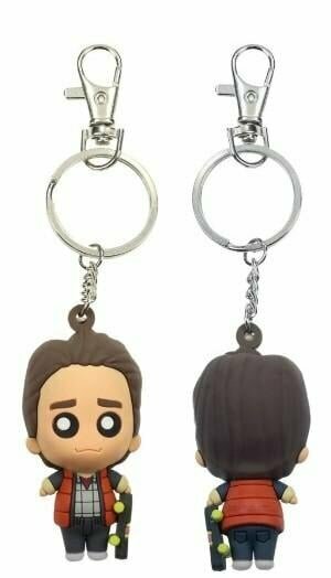 BACK TO THE FUTURE - Rubber Figure Keychain - Marty McFly
