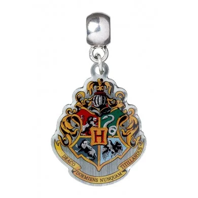 HARRY POTTER - Hogwarts Crest - Slider Charm for Necklace &amp; Bracelet