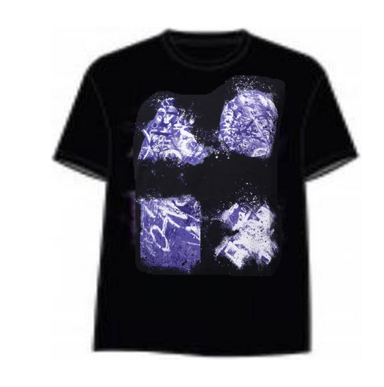 PLAYSTATION - T-Shirt Grafitti Buttons Artwork (M)