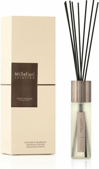 Millefiori Milano - Selected Reed Diffuser 100 ml Velvet Lavender