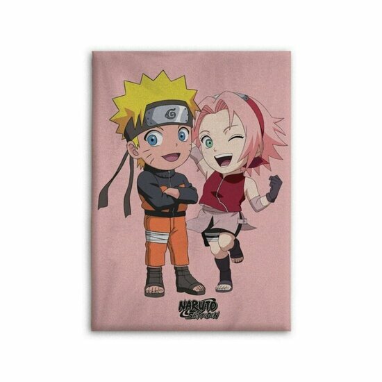 NARUTO - Naruto &amp; Sakura - Polar Plaid 100% Polyester 100x140cm