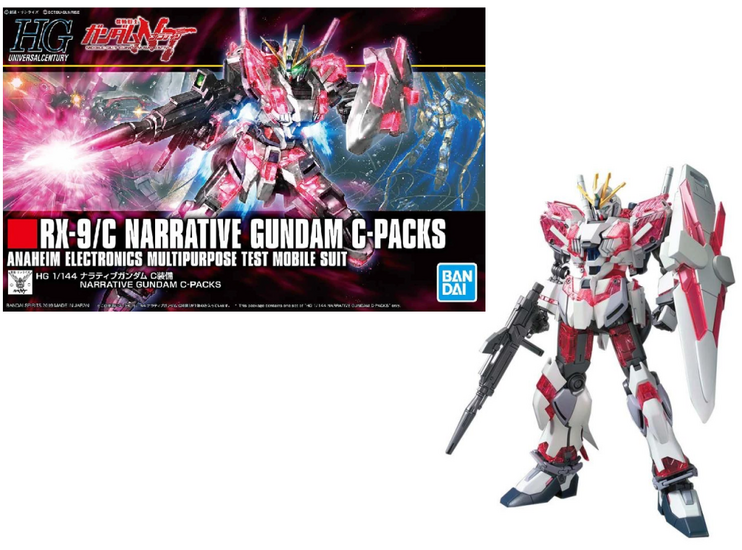GUNDAM - HG 1/144 Narrative Gundam C-Packs - Model Kit 13cm
