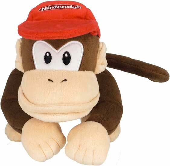 Nintendo Together+ - Peluche Super Mario - Diddy Kong 21 cm 
