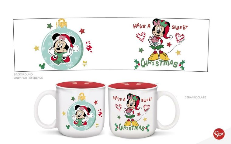 MINNIE - Merry Xmas - Breakfast Mug - 420ml