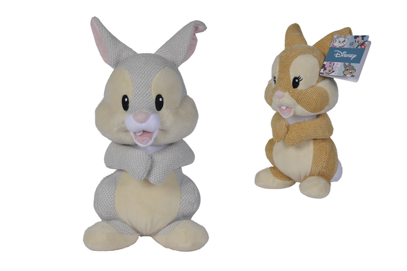 DISNEY - 2 Gebreide Konijnen Modellen - Assortiment 6stk. - 25 cm