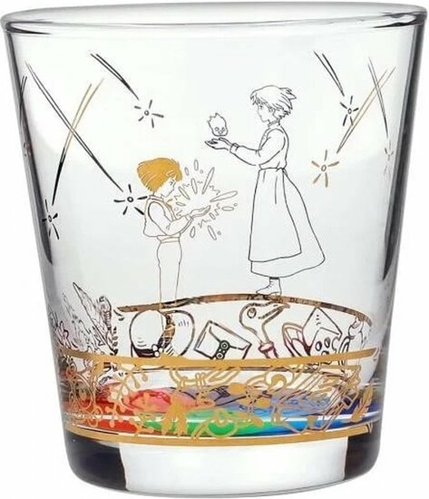 Ghibli - Howl&#039;s Moving Castle - Howl en Sophie Gegraveerde Glas
