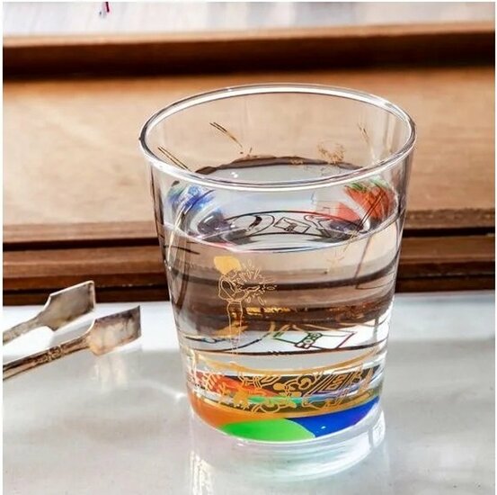 Ghibli - Howl&#039;s Moving Castle - Howl en Sophie Gegraveerde Glas
