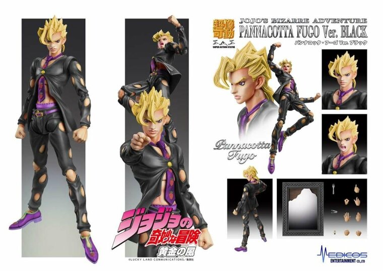 JOJO PART 5 - Pannacotta Fugo &quot;Black Version&quot; - Figure Chozokado 15cm