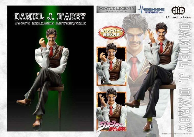 JOJO PART 3 - Daniel J Darby - Statue Legend 14cm