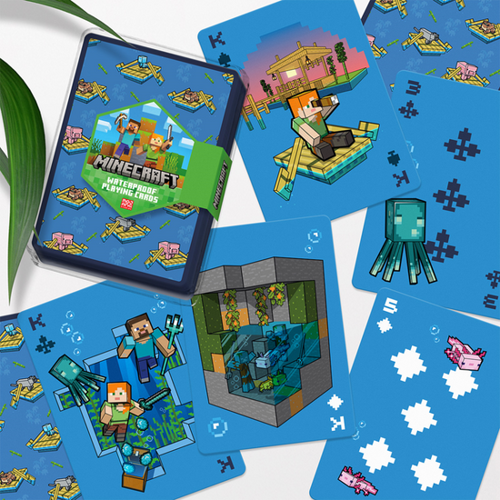 MINECRAFT -  &#039;Waterproof&#039; Playing Cards