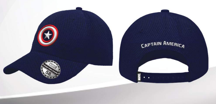 CAPTAIN AMERICA - Logo - Baseball Cap &quot;Honey Comb&quot;