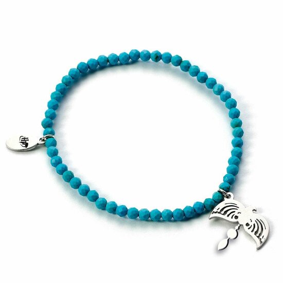 HARRY POTTER - Diadem - Sterling Silver Charm &amp; Pearls Bracelet