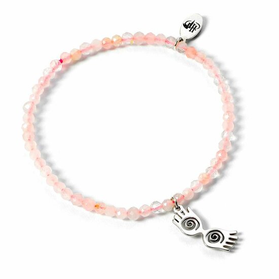 HARRY POTTER - Luna Gasses - Sterling Silver Charm &amp; Pearls Bracelet