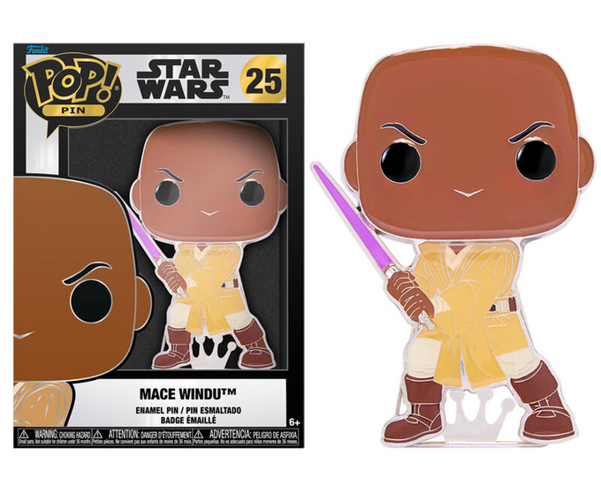 STAR WARS - Pop Large Enamel Pin N? 25 - Mace Windu