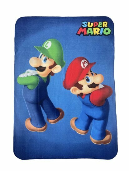 SUPER MARIO &amp; LUIGI - Polar Fleece 100x140cm