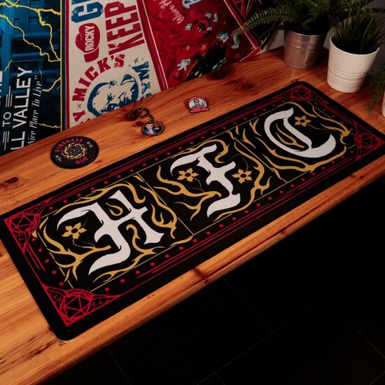 STRANGER THINGS - Hellfire Club - XL Desktop Mat + 1 Coaster