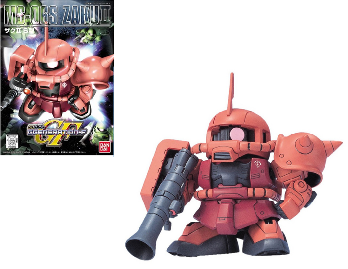 GUNDAM - BB231 MS-06S ZAKU II - Model Kit