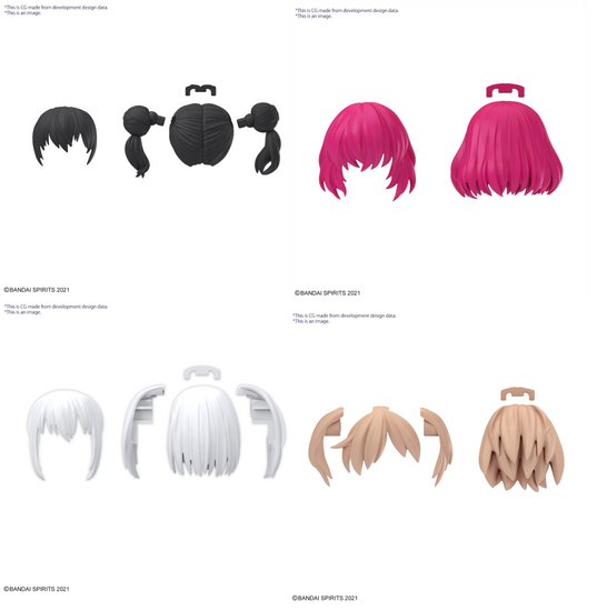 30MS - Option Hair style parts Vol.10 All 4 types - Model Kit