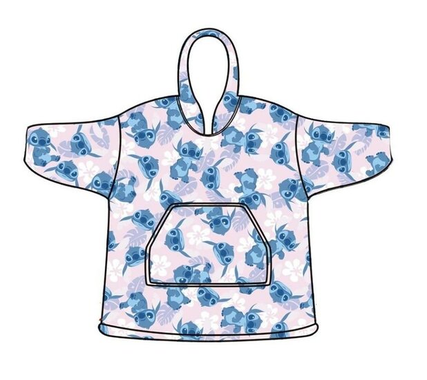LILO &amp; STITCH - Sweat Poncho - Kid Size (7-14 ans)