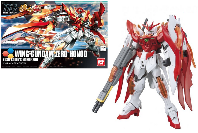 GUNDAM - HGBF Wing Gundam Zero Honoo 1/144 - Model Kit