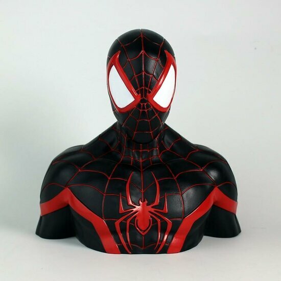 MARVEL - Money Box Blister Box - Miles Morales Deluxe Bust 20 cm