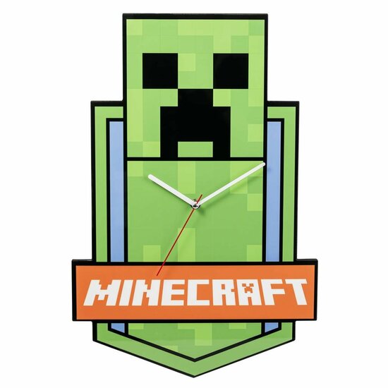 MINECRAFT - Creeper - Wall Clock 50cm