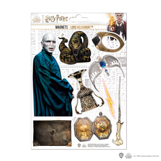 HARRY POTTER - Voldemort - Board of 9 foam magnets