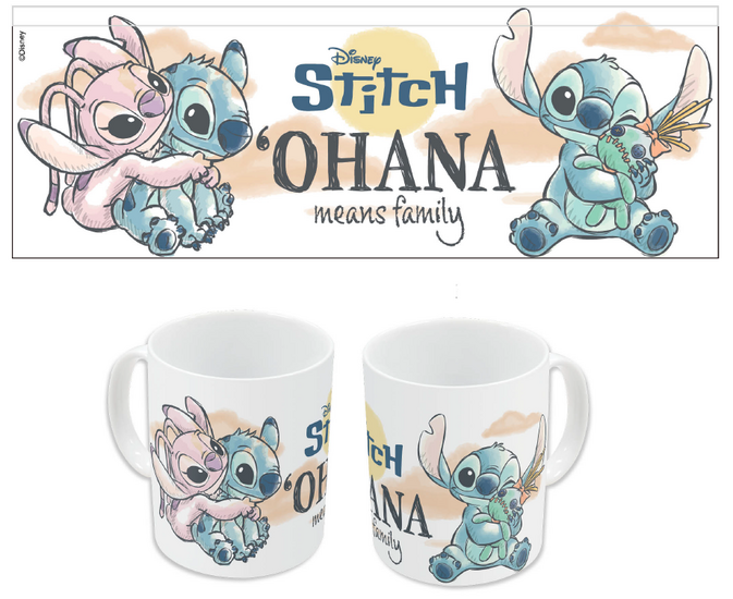 STITCH &amp; ANGEL - Ohana - Ceramic Mug 325ml