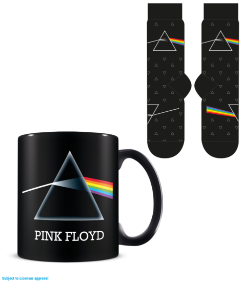 PINK FLOYD - The Dark Side of the Moon - Mug 315ml and Socks 41-45