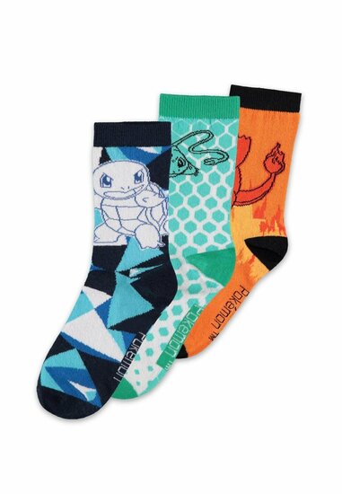 POKEMON - Vibrant - Pack of 3 pairs of socks (T39-42)